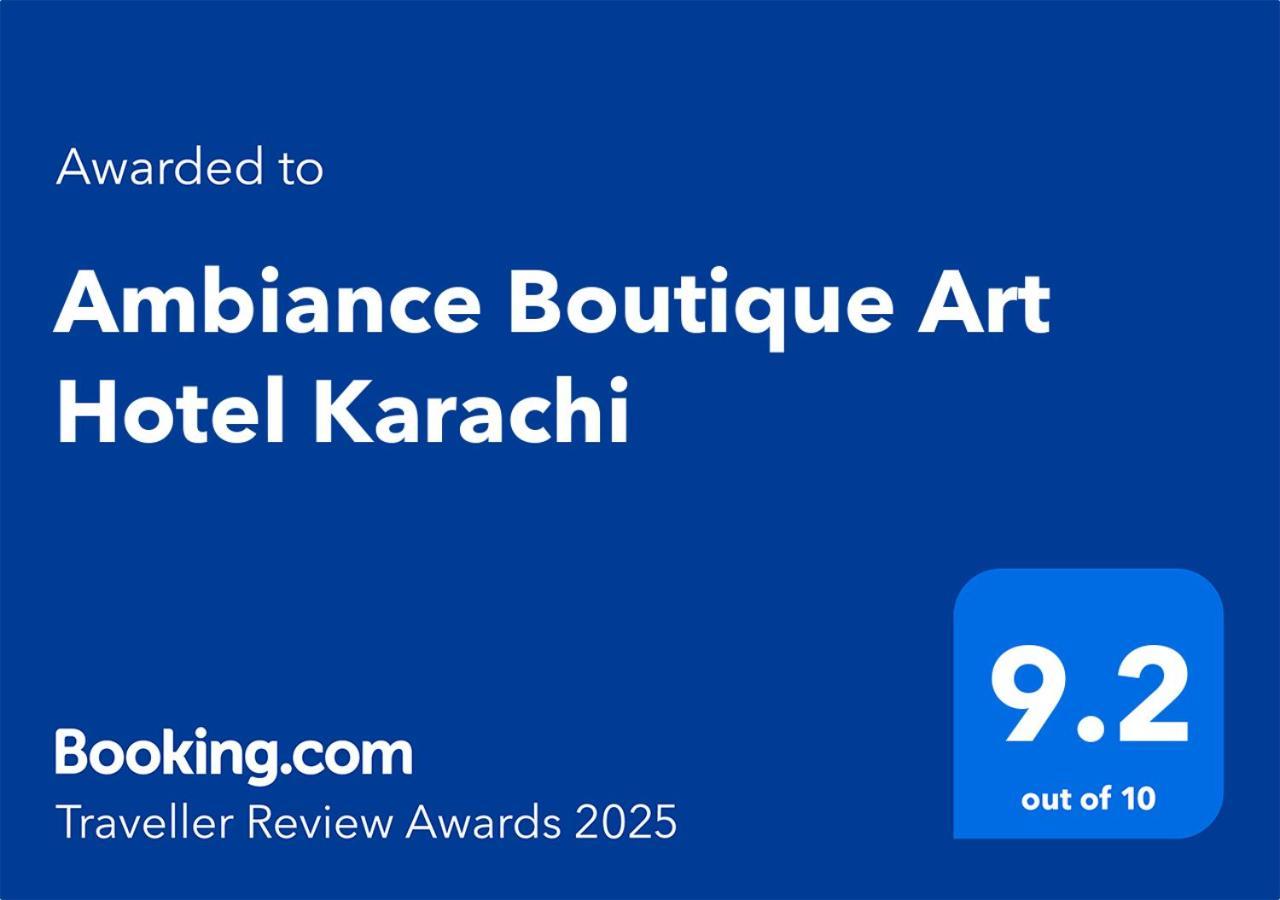 Ambiance Boutique Art Hotel 카라치 외부 사진